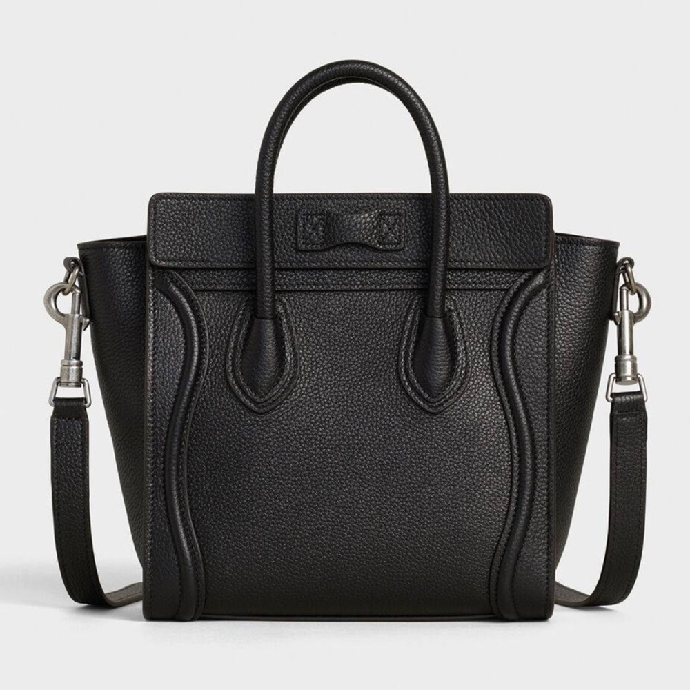 NANO LUGGAGE BAG IN DRUMMED CALFSKIN - Picture 2 of 4
